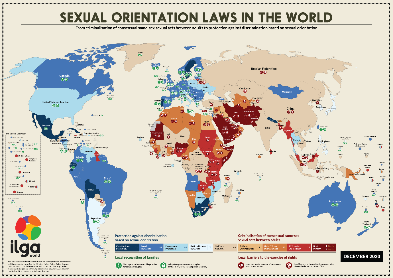 Map: sexual orientation laws worldwide