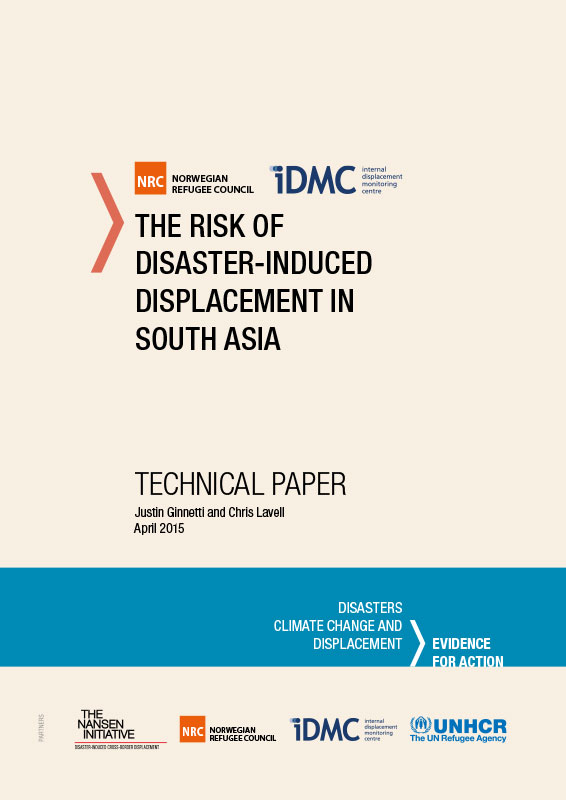 The risk of disaster-induced displacement in South Asia