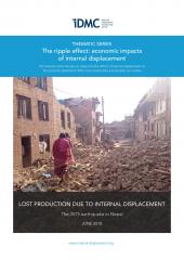 Lost productivity due to internal displacement: the 2015 earthquake in Nepal